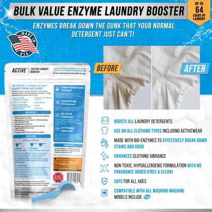 Imagem de Removedor de odores enzimático Laundry Booster ACTIVE 1 kg 64 cargas