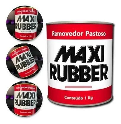 Imagem de Removedor De Tinta Pastoso Maxi Rubber 1kg Pasta Removedora