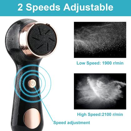 Imagem de Removedor elétrico de calos nos pés NiceBirdie recarregável à prova d'água