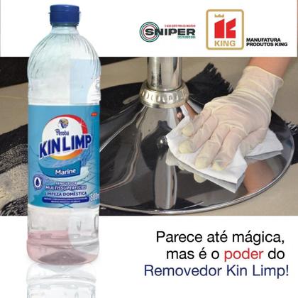 Imagem de Removedor Marine KinLimp 500ml Limpeza para Vidros Azulejos e Espelhos Multisuperficies