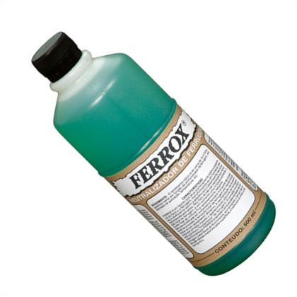Imagem de Removedor Neutralizador Convertedor. Ferrugem Ferrox 1/2 Litro