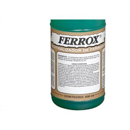 Imagem de Removedor Neutralizador Convertedor. Ferrugem Ferrox 1/2 Litro