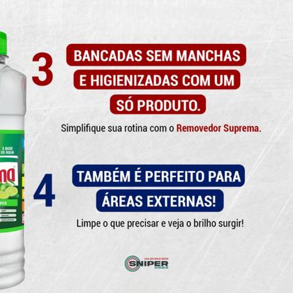 Imagem de Removedor Perfumado Suprema 500ml Kit 06 unidades