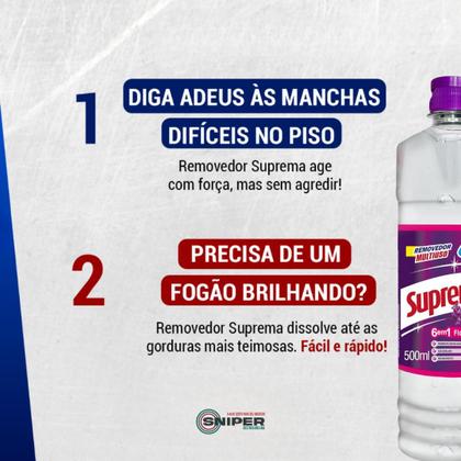 Imagem de Removedor Perfumado Suprema 500ml Kit 06 unidades