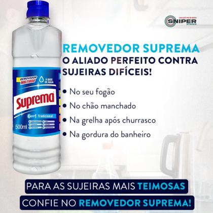 Imagem de Removedor Perfumado Suprema 500ml Kit 06 unidades