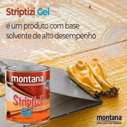 Imagem de Removedor Tintas Verniz Texturas Striptizi Gel 3,6l E Pincel