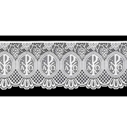Imagem de Renda Litúrgica Alpha e Omega 10 m x 30 cm largura - (16230)