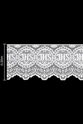 Imagem de Renda Litúrgica JHS 5 m x 30 cm largura - (16330)