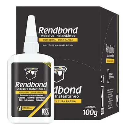 Imagem de Rendbond Rendicolla 100g Cola Adesivo AntiEntupimento 10 UNIDADES