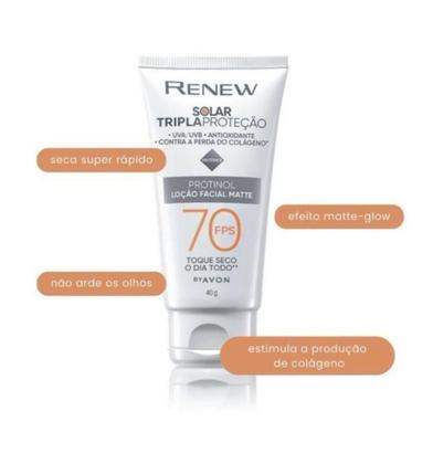 Imagem de Renew protetor solar facial anti-idade gel-creme fps70