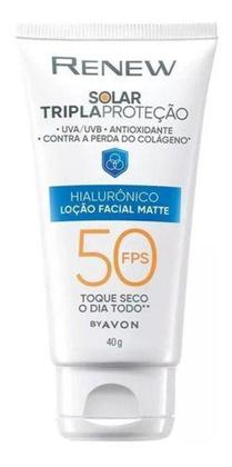 Imagem de Renew Solar Advance Matte Hialurônico Fps 50 Avon