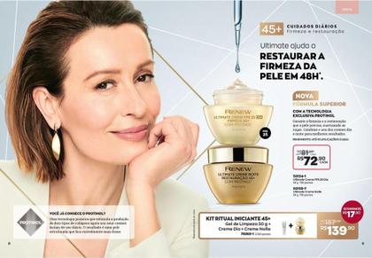 Imagem de Renew ultimate creme noite restauração 45+ 50g - Avon