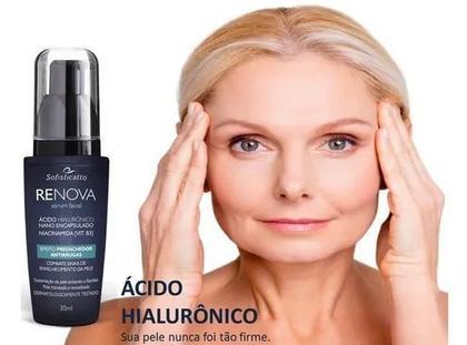 Imagem de Renova Sérum Facial Preenchedor Antirrugas + Ácido Hialurônico 30ml Sofisticatto