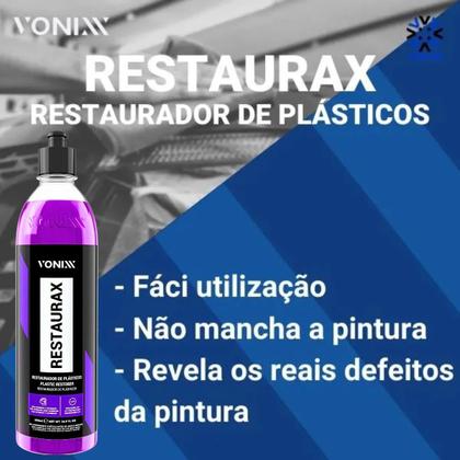 Imagem de Renovador de plásticos e borrachas Restaurax 500 ML