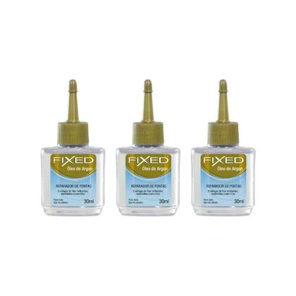 Imagem de Reparador De Pontas Fixed Oleo De Argan 30Ml-Kit C/3Un