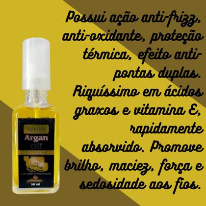 Imagem de Reparador de Pontas Floressence Óleo de Argan Frasco 50ml Kit Promocional 8 Unidades