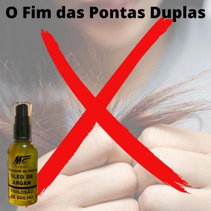 Imagem de Reparador de Pontas Minas Fórmula Óleo de Argan Vidro 60ml Kit 10 Unidades