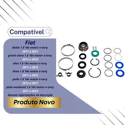 Imagem de Reparo Caixa Setor Direção Hidráulica Fiat Idea, Strada, Uno