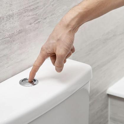Imagem de Reparo Completo Caixa Acoplada Acionamento Superior Banheiro Kit Descarga Vaso Sanitario Privada Lavabo Higienico Casa