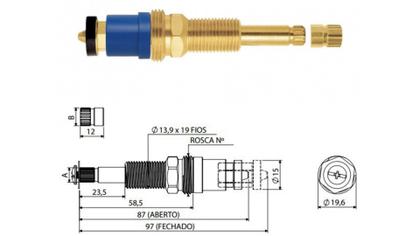 Imagem de Reparo Mvs Registro Pressão Kelly Rosca 5 - 014501