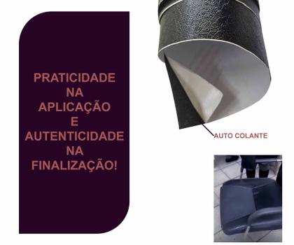 Imagem de reparo para couro e sintético auto adesivo preto 50cmX60cm COR:PRETO