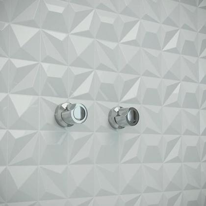 Imagem de Reparo para Registro chuveiro Rosca 2 (m18) com Acabamento C40 Metal 16 Estrias