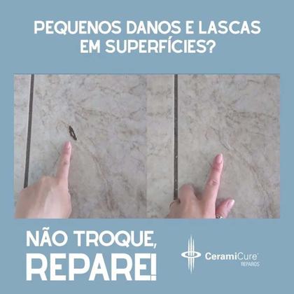 Imagem de Reparo Piso Porcelanato Ceramica Ceramicure - Tons Beges