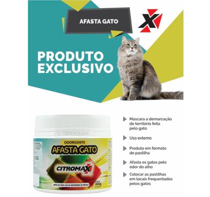 Imagem de Repelente Afasta Gato Não Tóxico 300g Citromax