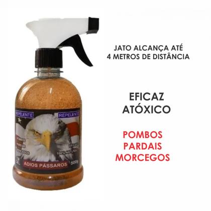 Imagem de Repelente Anti Pássaros Maritaca Pombos Morcegos 500g