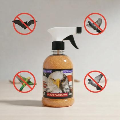 Imagem de Repelente Anti Pássaros Maritaca Pombos Morcegos 500g