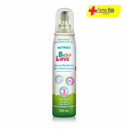 Imagem de Repelente de Insetos Nutriex Spray 100ml Bebe Love