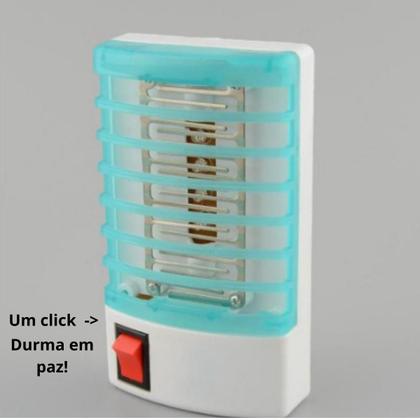 Imagem de Repelente de Tomada Mata Mosquito Elétrico Repelente de Pernilongo Eletrônico Luminária LED Lâmpada de Tomada de Parede Fotocatalisador 