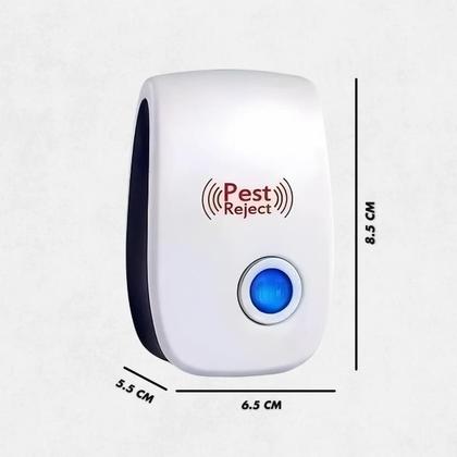 Imagem de Repelente Eletrônico Ultrassônico Espanta Ratos e Insetos Bivolt 110/220v Controle De Pragas
