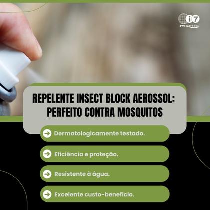 Imagem de Repelente Insect Block Anti Insetos Mosquitos 200ml 12un