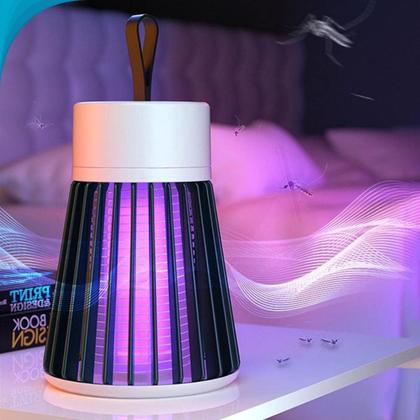 Imagem de Repelente Luminaria  de Mosquitos Elétrico Com Luz UV Ideal Para Quartos e Cozinhas Entrega Rápida