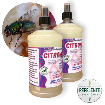 Imagem de Repelente - Repelente a base de óleo de Citronela - Spray Pronto Uso 2 X 1L