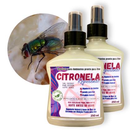 Imagem de Repelente - Repelente a base de óleo de Citronela - Spray Pronto Uso 2 X 250 ML
