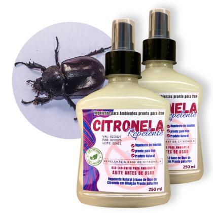 Imagem de Repelente - Repelente a base de óleo de Citronela - Spray Pronto Uso 2 X 250 ML