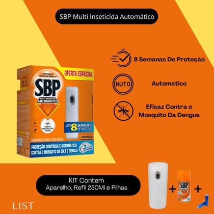 Imagem de Repelente Sbp Aparelho Multi Inseticida Automático + Refil