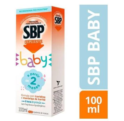 Imagem de Repelente SBP Baby Hipoalergênico com Icaridina Sem Fragrância 100ml