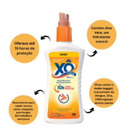 Imagem de Repelente Xô Inseto Spray 200 mL Cimed