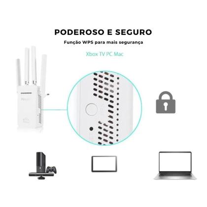 Imagem de Repetidor e Roteador Wi-Fi Pix Link LV-WR09 - Cobertura Total