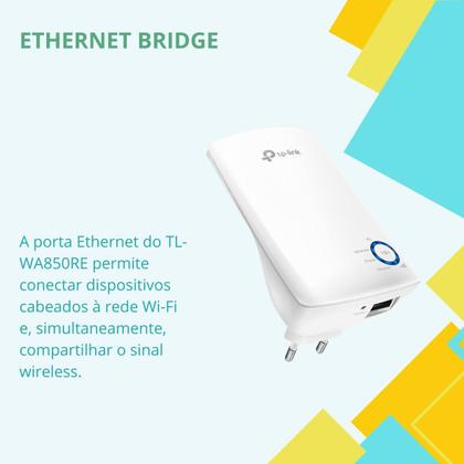 Imagem de Repetidor Extensor Wifi Amplificador Sinal Internet Wireless