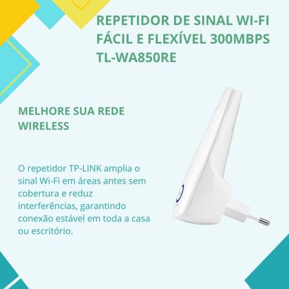 Imagem de Repetidor Extensor Wifi Amplificador Sinal Internet Wireless