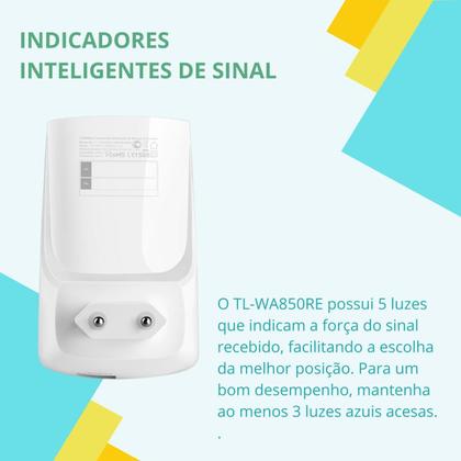 Imagem de Repetidor Extensor Wifi Amplificador Sinal Internet Wireless