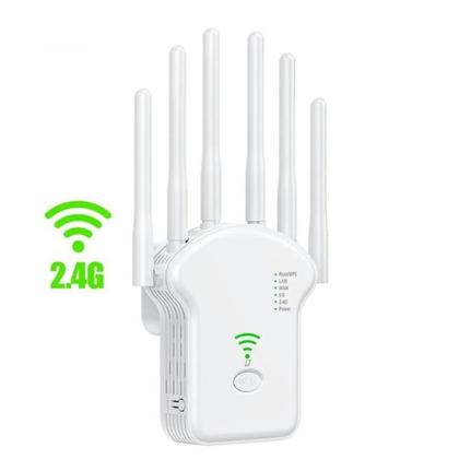 Imagem de Repetidor Internet Sem Fio - Extensor de sinal Wi-Fi - Repetidor De Sinal WI-FI 300mbps