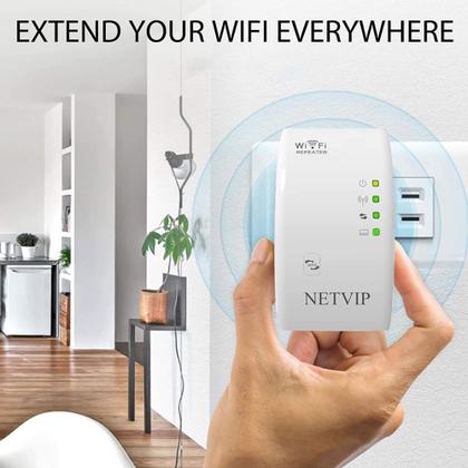 Imagem de Repetidor Wifi Sinal Wireless Amplificador Extensor Potente