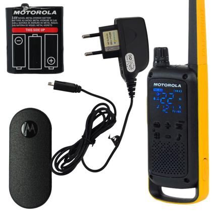 Imagem de Reposição Rádio T470BR Bateria Original Clip e Carregador Dotcell
