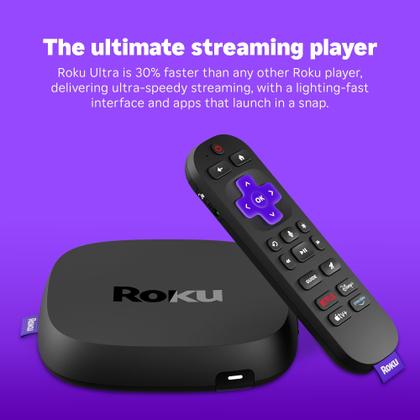 Imagem de Reprodutor de streaming Roku Ultra 2024 4K com HDR10+, Dolby Vision