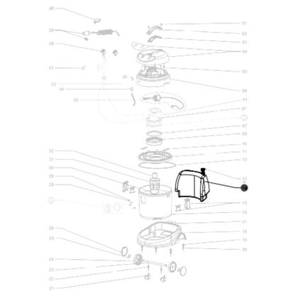 Imagem de Reservatório Recipiente Água Limpa Compatível com Extratora WAP Home Cleaner